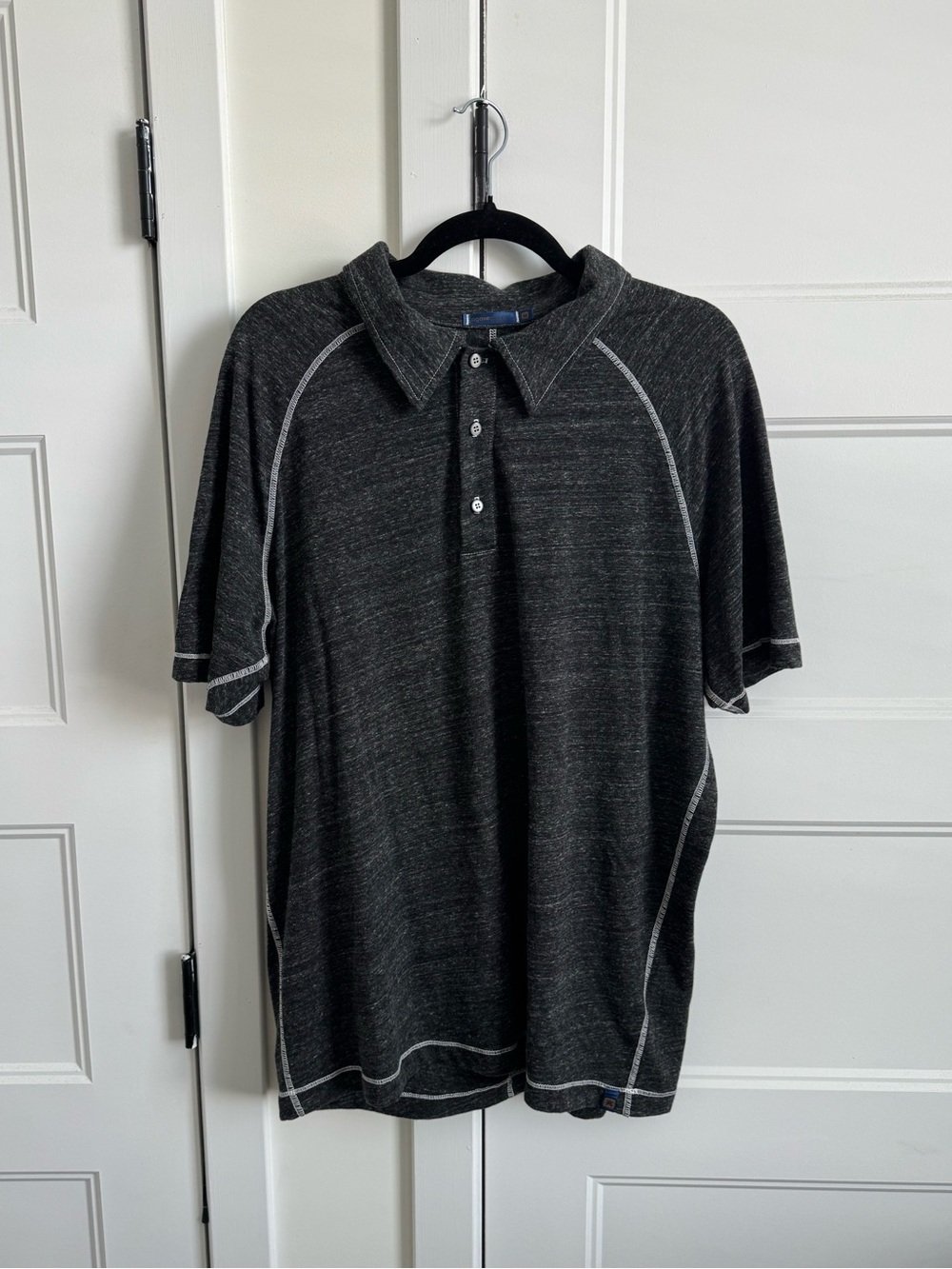 Agave Denim Lux Copper Contrast Stitch Classic Cut Short Sleeve Butano Polo